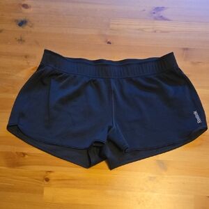 Reebok Black Athletic Shorts Moisture-Wicking Lightweight